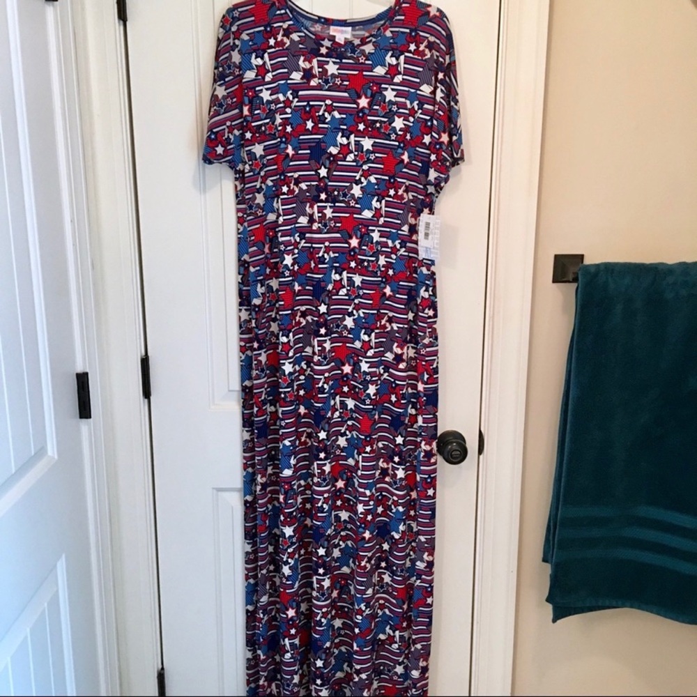 NWT LuLaRoe American Dreams Maria Dress